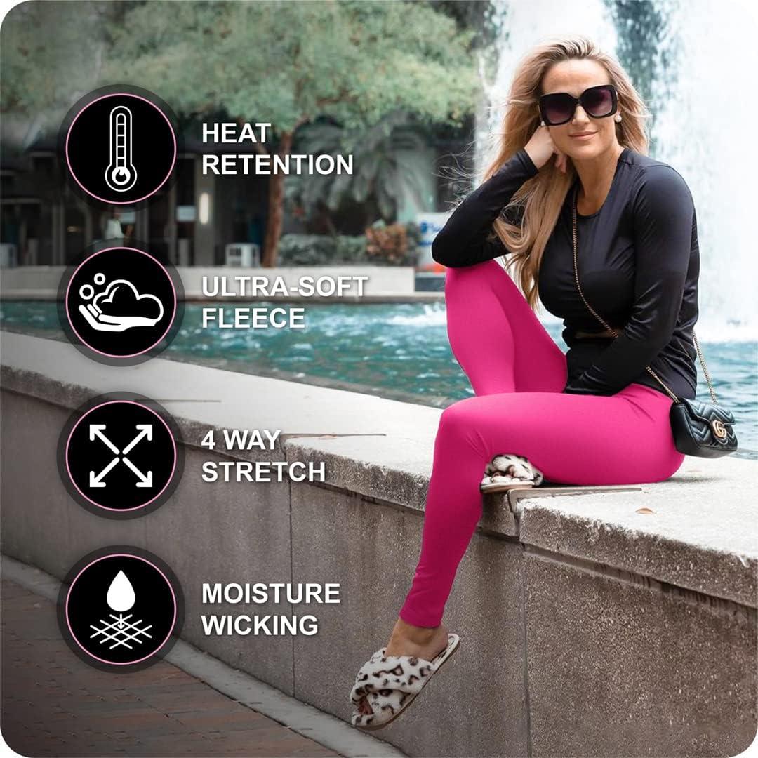imageThermajane Small Navy Thermal Set Bundle Thermal Shirts ampamp Leggings for Women Cozy Flexible Fleece Lined Thermal Underwear Set for Cold Weather