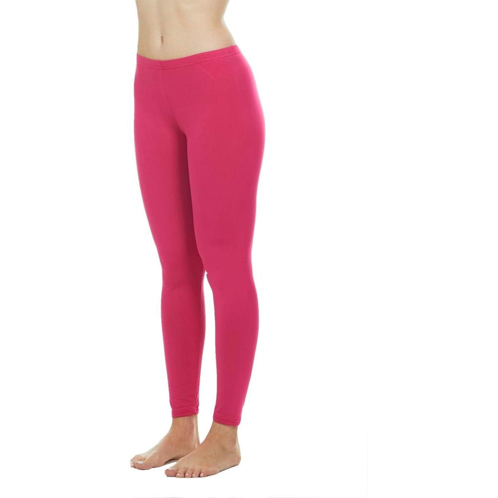imageThermajane Long Johns for Women Thermal Leggings for Women Fleece Lined Thermal Underwear BottomsPink