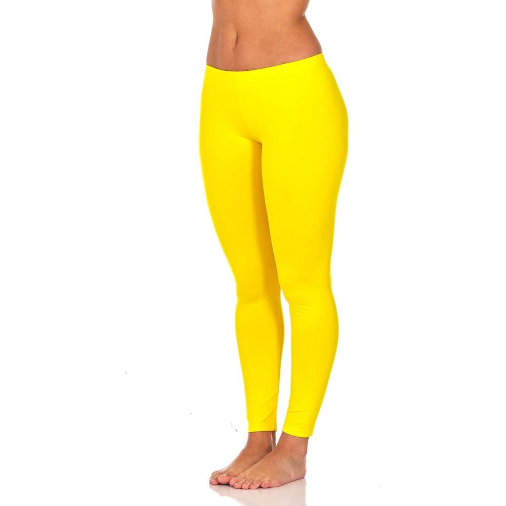 imageThermajane Long Johns for Women Thermal Leggings for Women Fleece Lined Thermal Underwear BottomsYellow