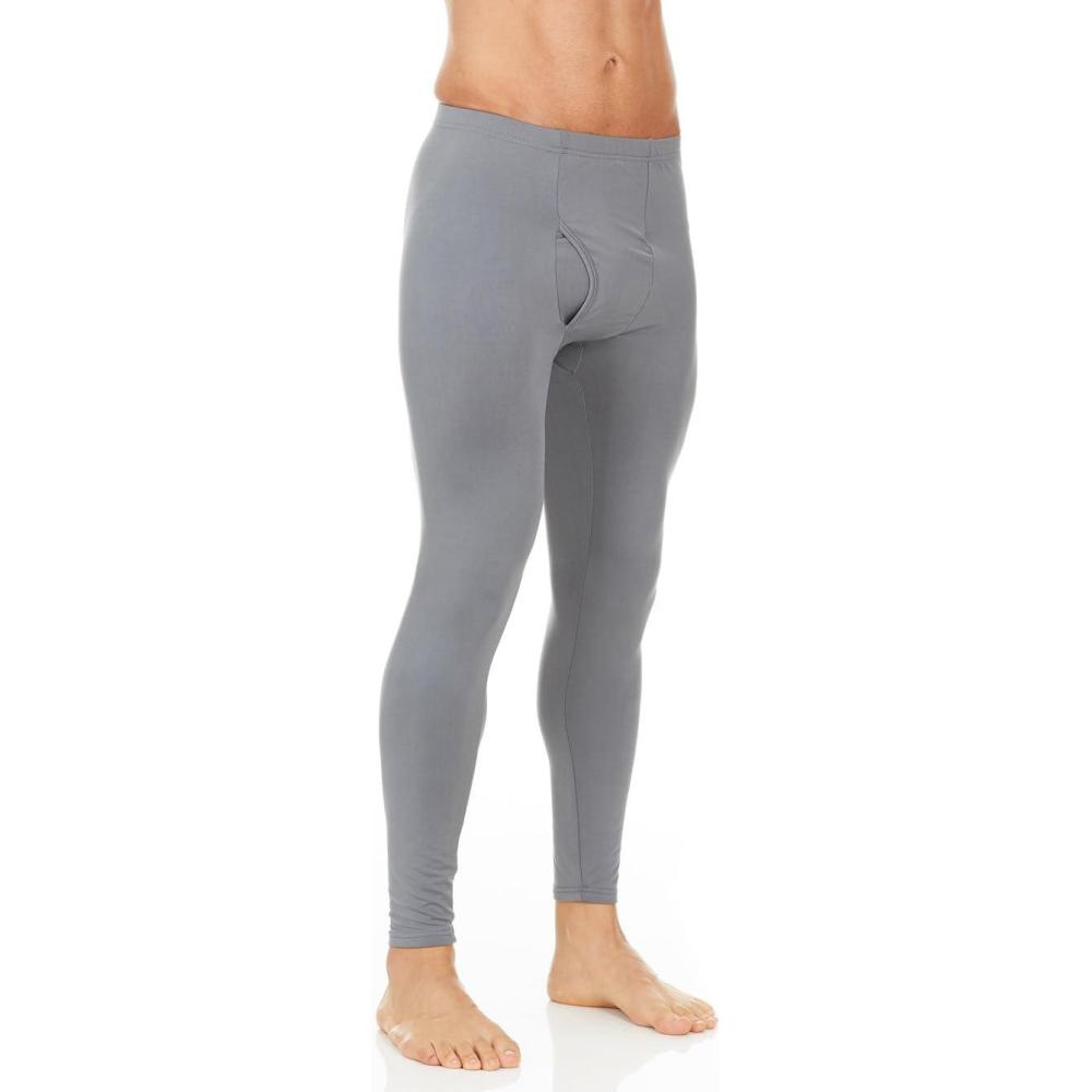 imageThermajohn Long Johns for Men Thermal Underwear for Men Long Underwear Mens Leggings Thermal Pants Men Cold Weather BottomsGrey