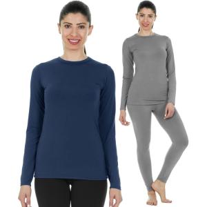 Thermajane Thermal Top & Set for Women Size L Navy, Grey