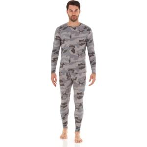 Thermajohn Long Johns Thermal Underwear for Men Fleece Lined Base Layer Set for Cold Weather(Desert Camo)