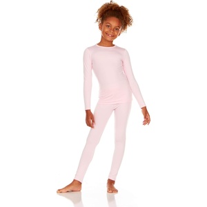 Girls’ Thermal Tops 3-Pack by Thermajane(Baby Pink)