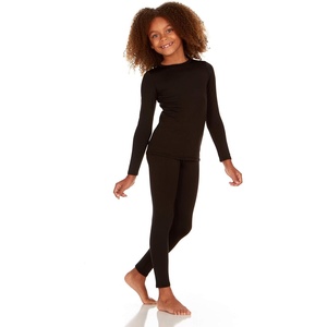 Girls’ Thermal Tops 3-Pack by Thermajane(Black)