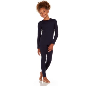 Girls’ Thermal Tops 3-Pack by Thermajane(Navy)