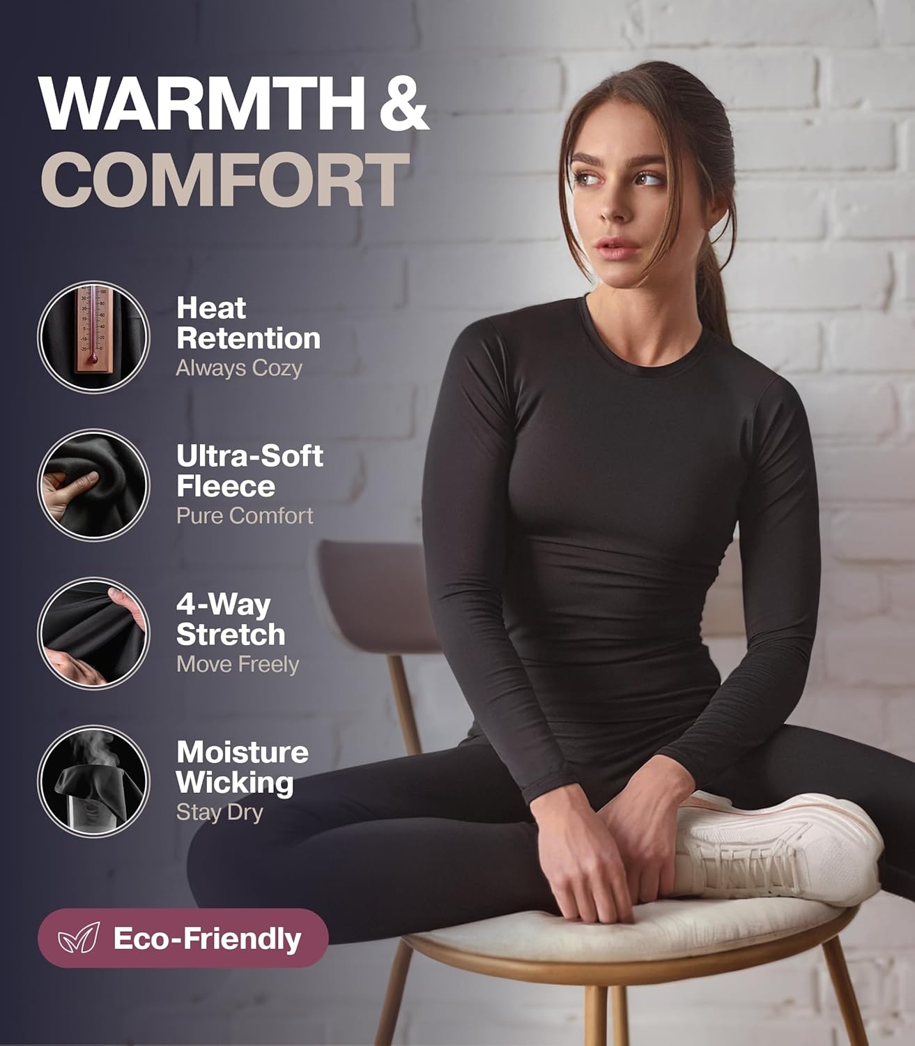 image:imageThermajane Womens Thermal UnderwearNavy