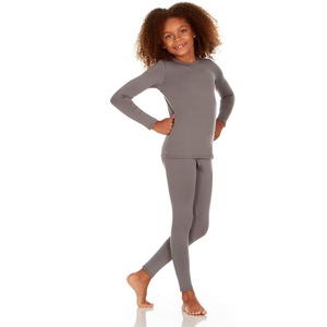 Girls’ Thermal Tops 3-Pack by Thermajane(Grey)